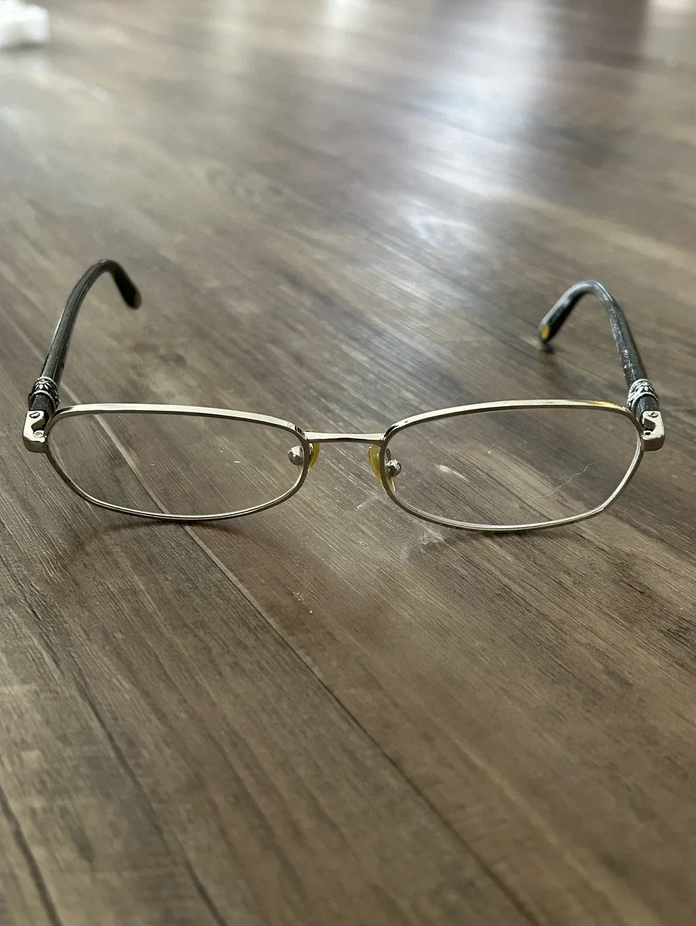 Tiffany TF 1074B 6071 Eyeglasses Glasses Silver Shimmery Black 54-16-135 No Case
